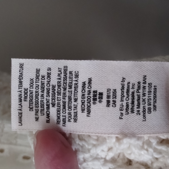 FREE PEOPLE WOMEN LONG SLEEVE CROCHET EYE LITE ZIP UP SWEATER - Picture 11 of 11